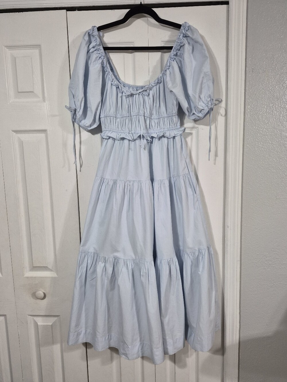 Cottagecore meets coquette-En Saison Tiered Maxi Dress
